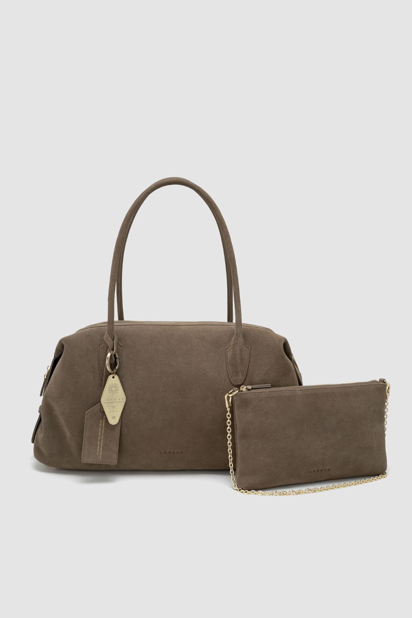 CHECK IN LONDON TAUPE GREY