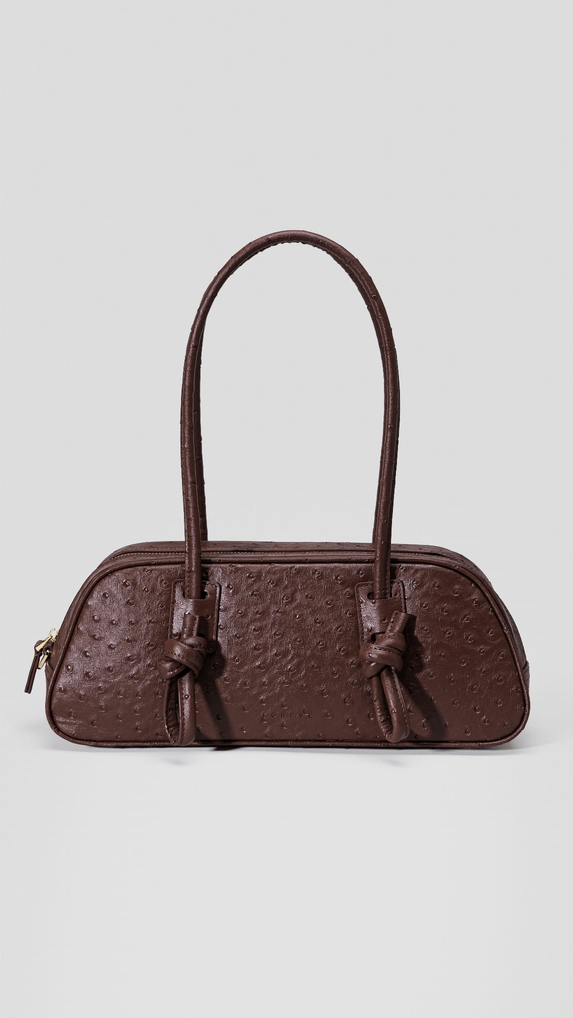 LOST IN AMSTERDAM OSTRICH BROWN
