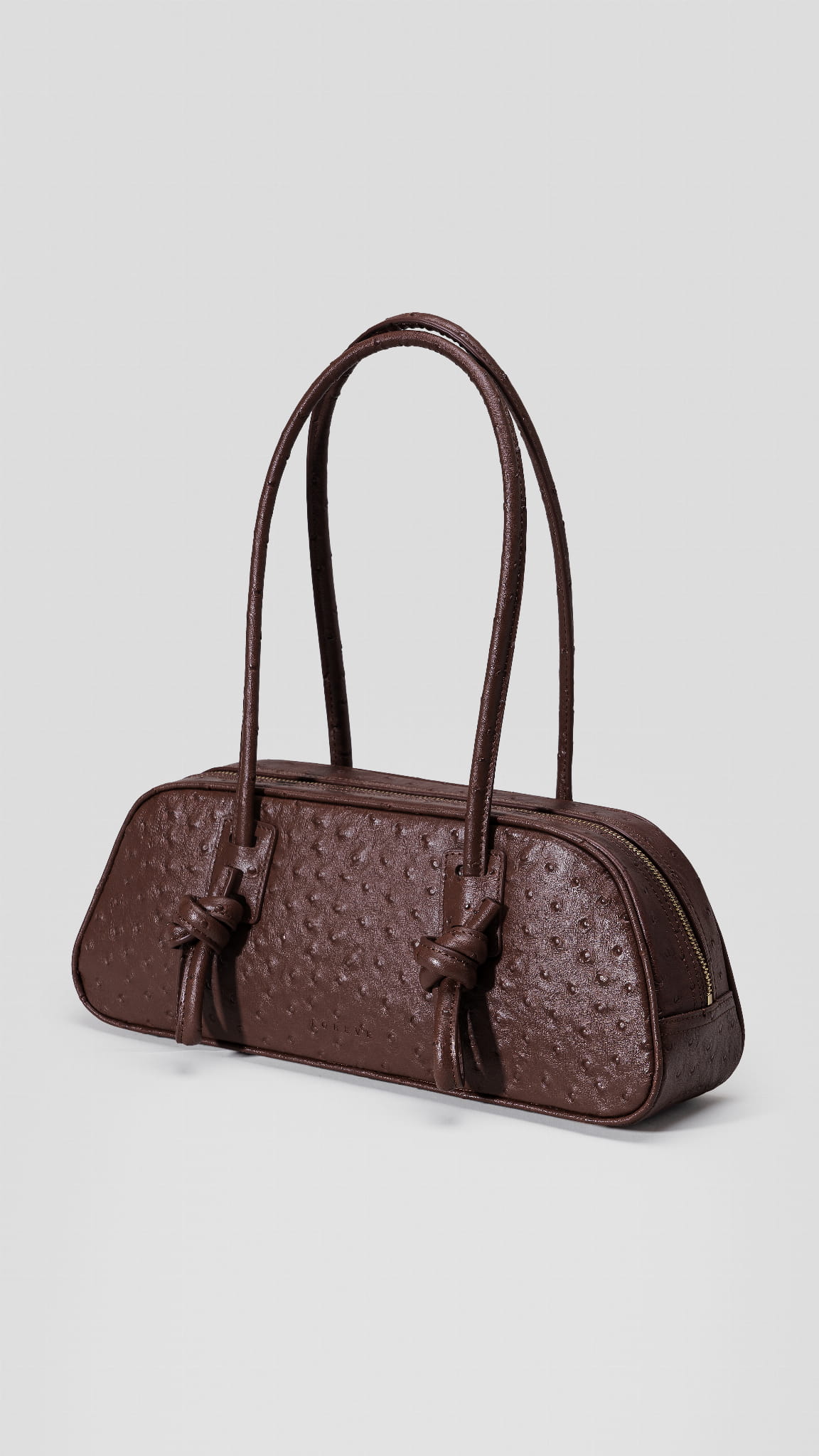 LOST IN AMSTERDAM OSTRICH BROWN